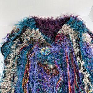NEW Boho Stylishly Warm! Women Shawl Wrap Art handmade Never Worn OFFERS WELCOME